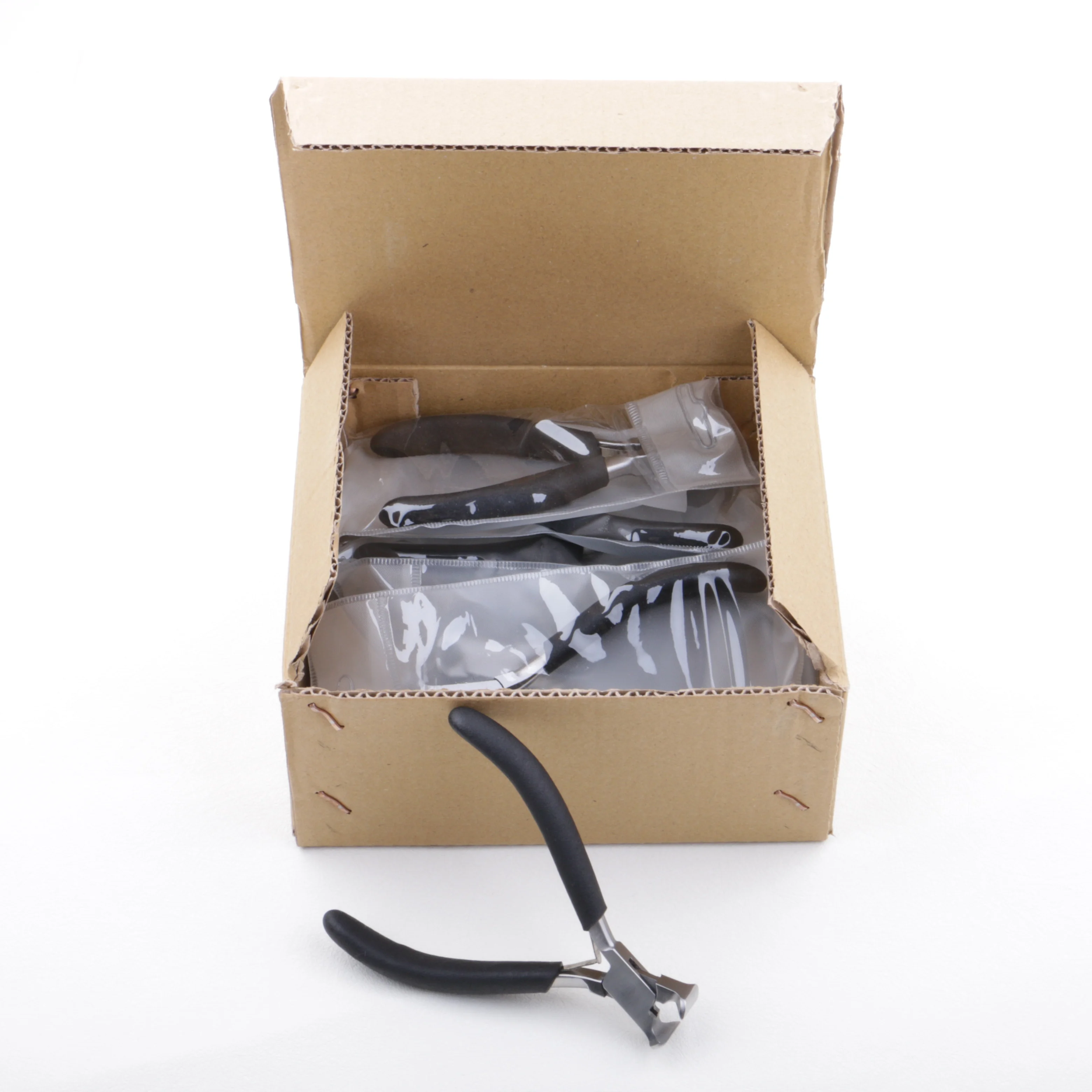 6pcs/lot Hair Extensions Cutting Pliers Small & Flexible Keratin Pre-bonded Cutter Salon Hair Extension Tools
