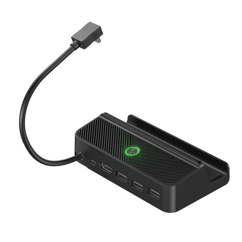 

For Steam Deck Dock Station TV Base Stand Hub Holder Docking USB C To RJ45 Ethernet USB2.0 Type-C Charger For Steamdeck