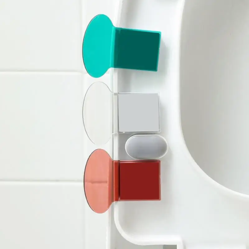 Toilet Seat Accessories Portable Nordic Transparent Toilet Seat Lifter Toilet Lifting Device Avoid Touching Lid Handle WC Accessories