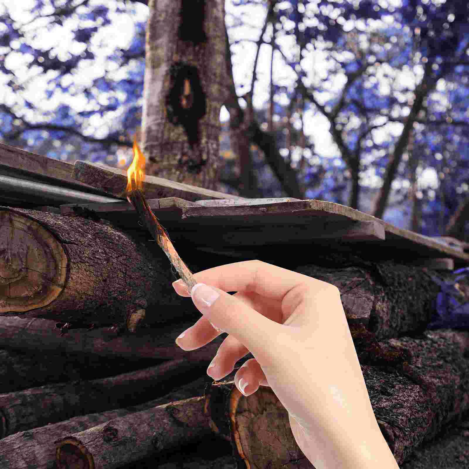 

10 Pcs Natural Barbecue Supplies Fuse Twine Kettle Emergency Rope Camping Tool