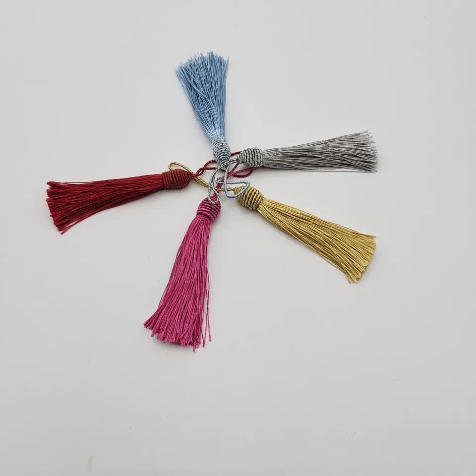 Tassel Fringe Tassel Trim Mini Tassels Bookmark Tassels Silky Floss Tassels Leather Tassels Fluorescent Tassels Tassel Accessories Tassel Decoration 2-50pcs/lot 15cm Hanging Rope Silk Tassels Fringe Sewing Bang Tassel Trim Key Tassels for DIY Embellish Curtain Accessories