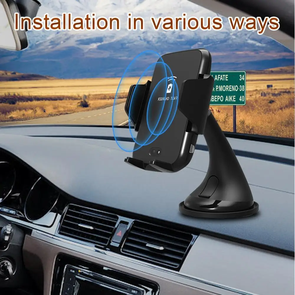 20W Car Wireless Charger Phone Holder Air Vent Gravity Stand Holder for iPhone Samsung Stand QI Fast Wireless Charging 15w qi wireless charger car for iphone samsung s20 xiaomi smart automatic clamping air vent mount fast charging car phone holder