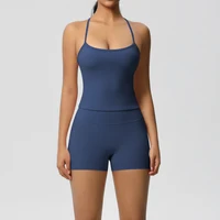 2PCS Yoga Set Nude Feeling Workout Sets Women Tracksuit Gym Push Up Fitness Running Workout Sportwear Sport Bra Leggings Suit