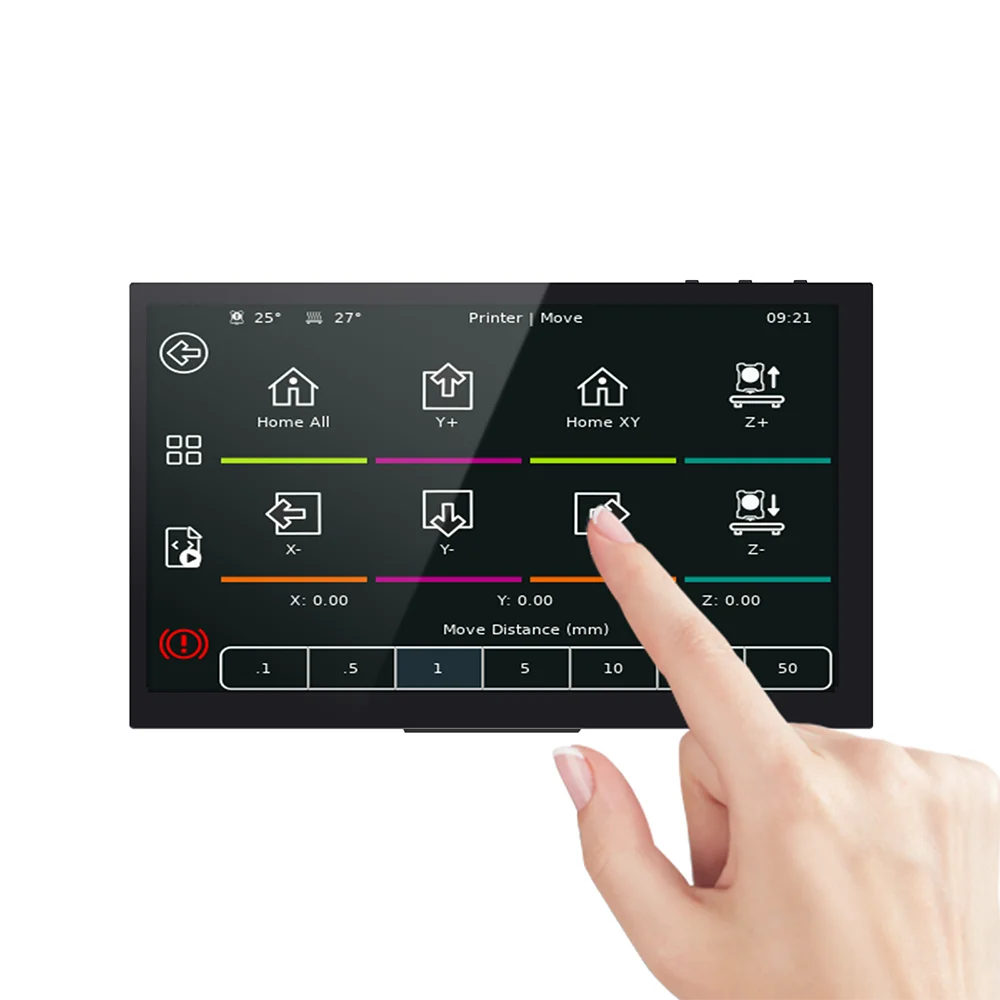 Bigtreetech-tela de Toque Capacitiva Framboesa pi Display Lcd Octopus Pro Placa de Controle Tmc5160 Pitft50 Pitft43 Pitft70 Dsi - Imagem 2