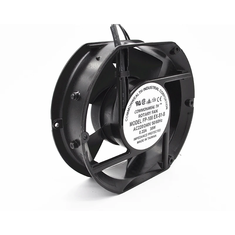 Ventilador de Refrigeração de Alumínio do Armário do Quadro 17cm 17251 C.a. 110v 220v 380v Fp108 Ex-s1-b Novo - Imagem 2