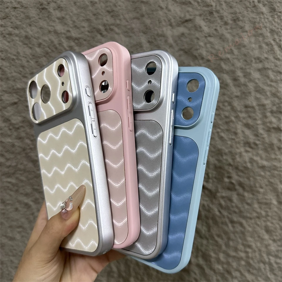 Luxury Shockproof Phone Case For Iphone Series Wave Design_voghion.com