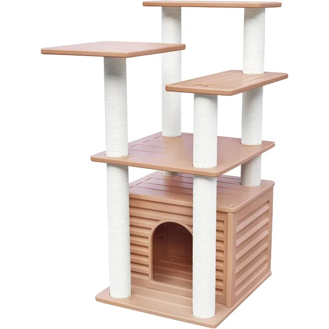 46" Indoor & Outdoor Cat Tree Tower 1