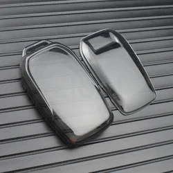 Premium Transparent TPU Key Case Cover (Transparent Black)