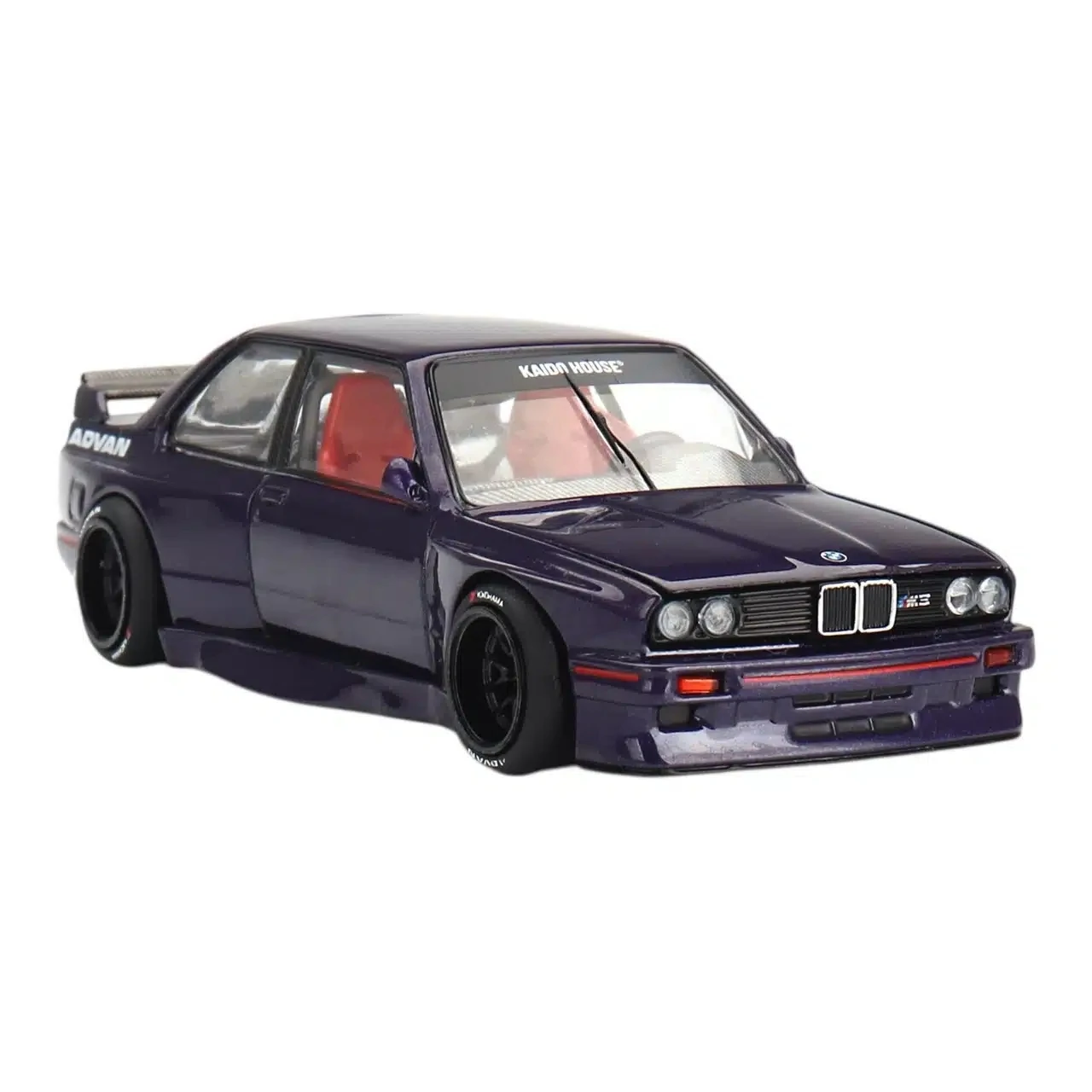 카이도 하우스 + MINIGT 1/64 BMW M3 카이도 KW V1 KHMG216-CH 자동차 합금 차량 다이캐스트 메탈 모델 어린이 선물 장난감 소년용