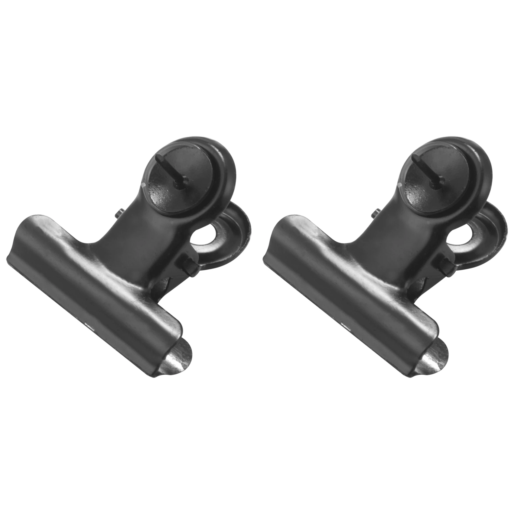 

30Pcs Black Pins Clips with Thumb Tacks Set for School Artworks Projects on Cork Board Photos on Bulletin