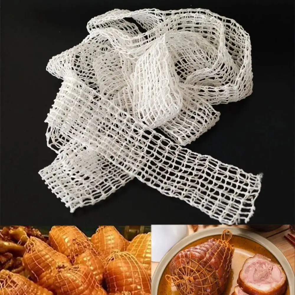 Netbag Meat Net New 1/2/3/5M Mesh cover Butcher's String Roll Osteotomy sleeve Kitchen Accesories Hot Dog Meat Mesh Net