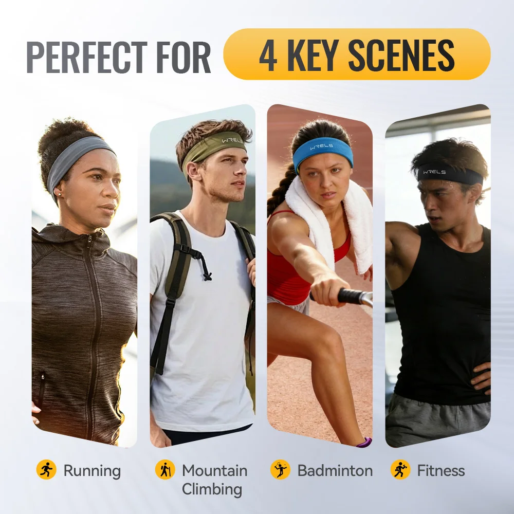 Unisex Yoga & Fitness Sweat-Wicking Headband