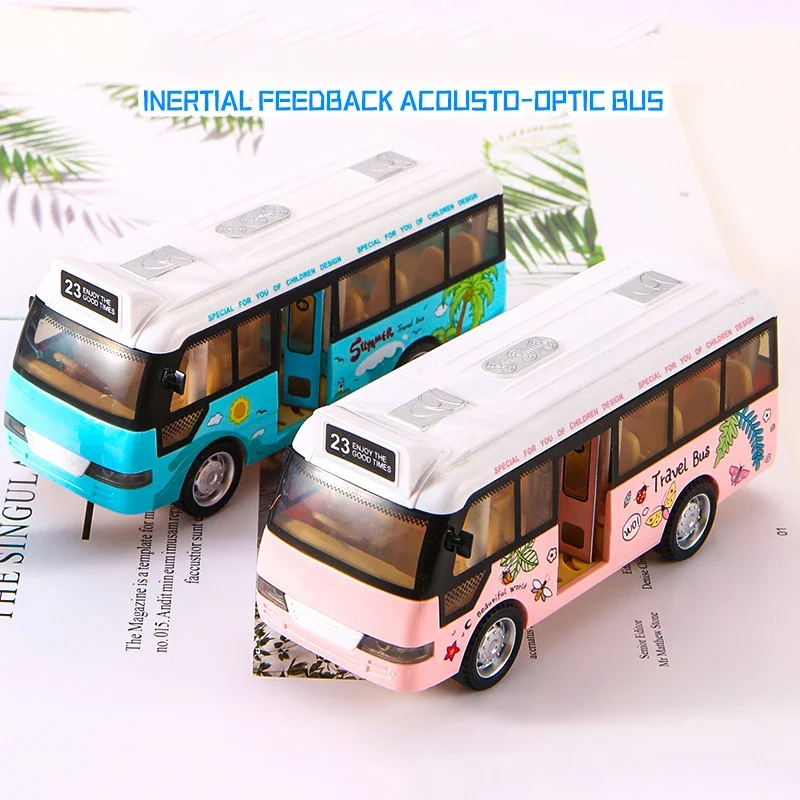 Jouet Bus Électrique Pour Enfant Avec Lumières Et Sons - Portes Ouvrantes, Design Réaliste - Pour Garçons Et Filles Dès 3 Ans