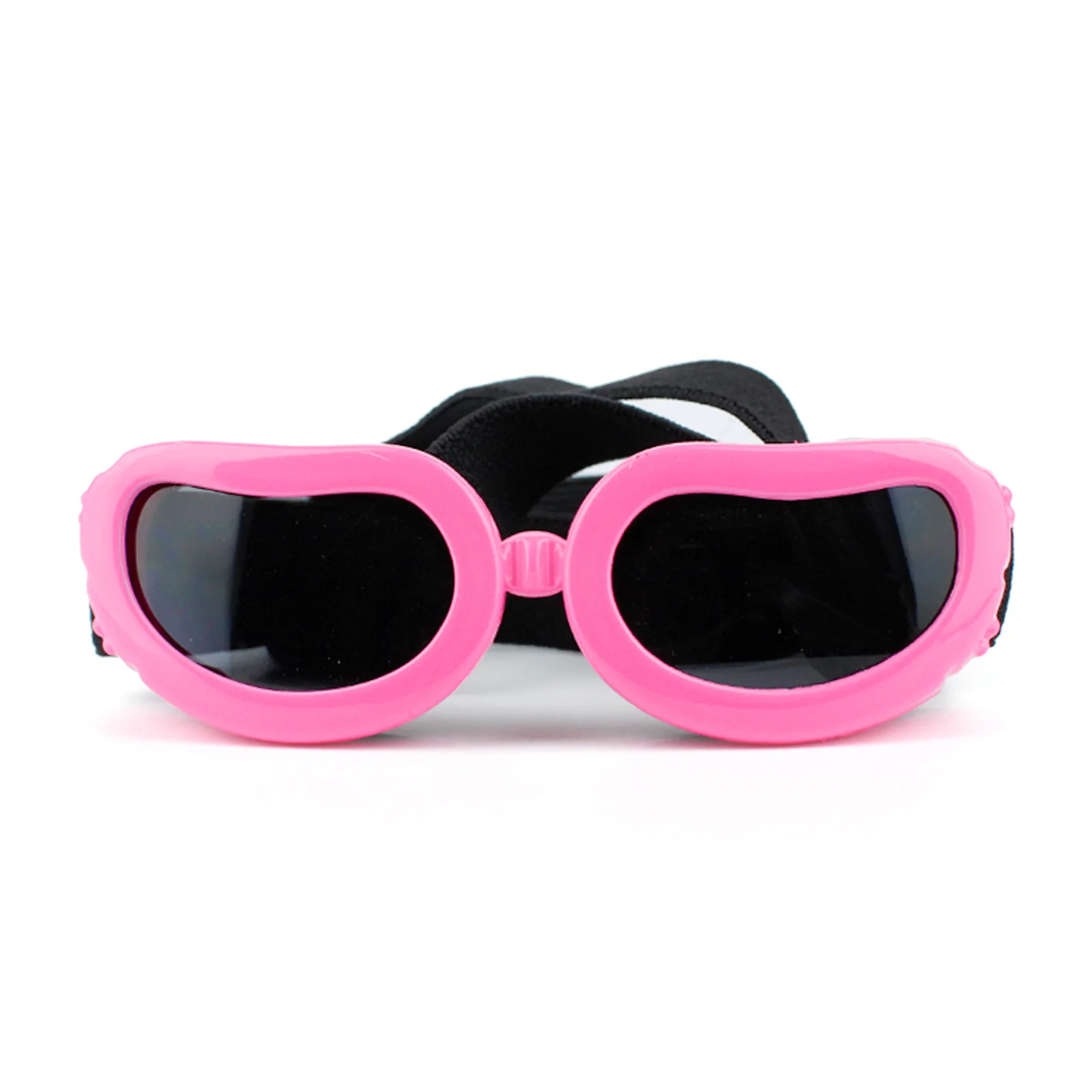 Chic UV Protection Adjustable Dog Sunglasses - Waterproof Pet Eye Wear Accessories