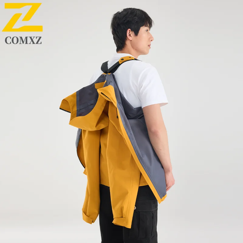 Hard Shell Jacket 2025 Couple Waterproof Windproof Autumn Winter Outdoor Hiking Functional Coat Men Women Unisex Breathable