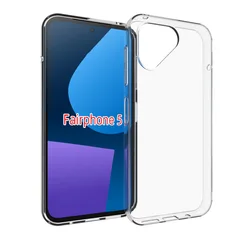 Ultra Thin Clear Silicone Bumper TPU Back Cover - Soft Matte Phone Case - Fairphone 5 (Ultra Thin Case)
