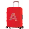 Travel Luggage Covers Suitcase Cover Protector Reusable Washable 18-32inch Text Letter Printed Pattern Series Travel Accessories 6