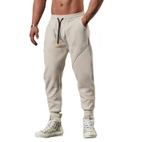 2028 Nouveaux pantalons de sport décontractés pour hommes hiver lâche épais en plein air course manchette pantalons de survêtement gymnase basket-ball américain pantalons d'entraînement 4