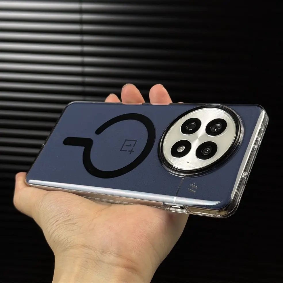 Luxury Acrylic Transparent Magsafe Magnet Back Cover with Wireless Charging Capability