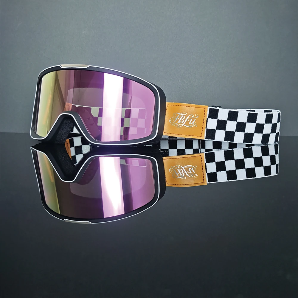 Scratch Resistant Motorbike Eyeglasses High Quality Lens Keep Clear View On Long Distance Outdoor Trip