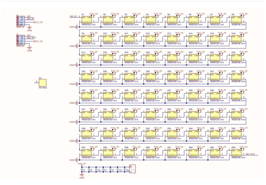 Official Puzzle Unit 8x8 LED Matrix(WS2812E)