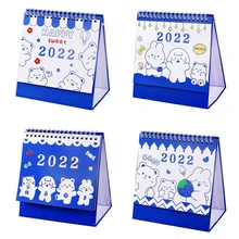 

2022 Cute Cartoon Bears Desk Calendar Creative 365 Days Desktop Decoration Calendar Kawaii Daily Schedule Planner Yearly Agenda
