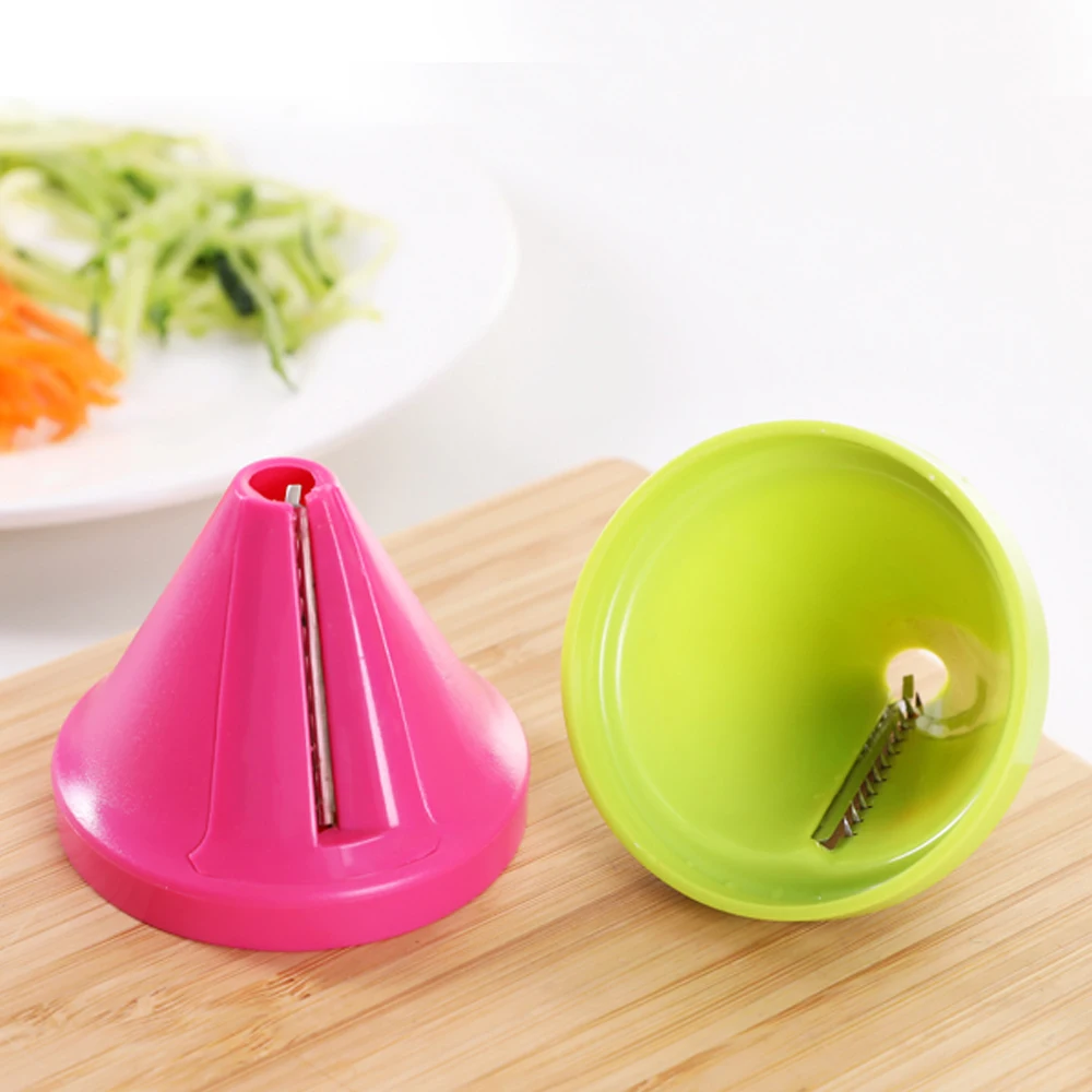 Multifunctional Spiral Chopper Kitchen Tool Vegetable Fruit Peeler Manual Potato Carrot Radish Rotary Grater Kitchen Accessories