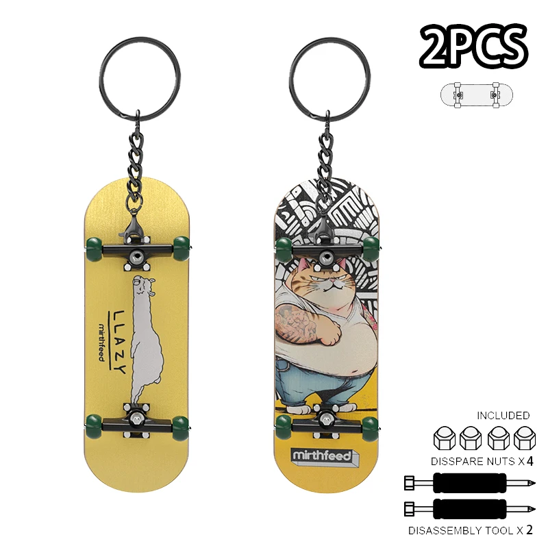 Kids Finger Skateboard Park Ramp Set with Professional Bearings