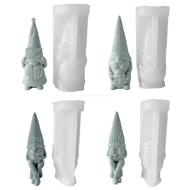 

Силиконовая форма на день святого Валентина, форма для гнома, эпоксидная форма для гнома, гипсовая форма, форма для свечей,