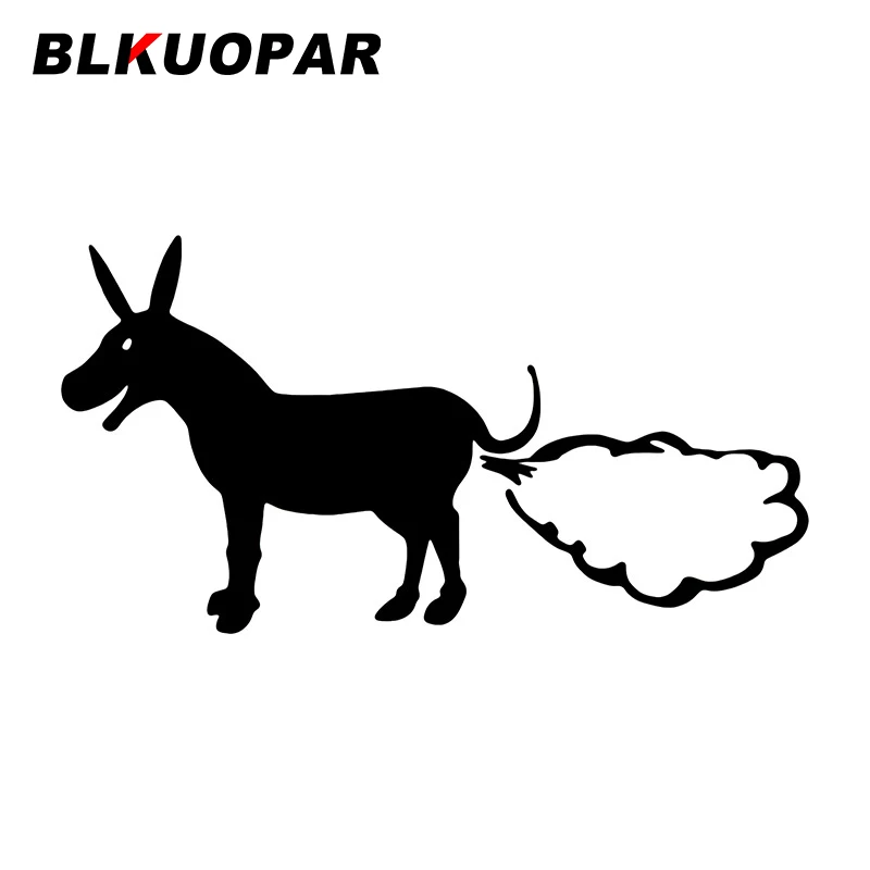 

Наклейки на автомобиль BLKUOPAR Donkey Fart, наклейки для скейтборда, кондиционера, компьютера, водонепроницаемые, защита дверей автомобиля