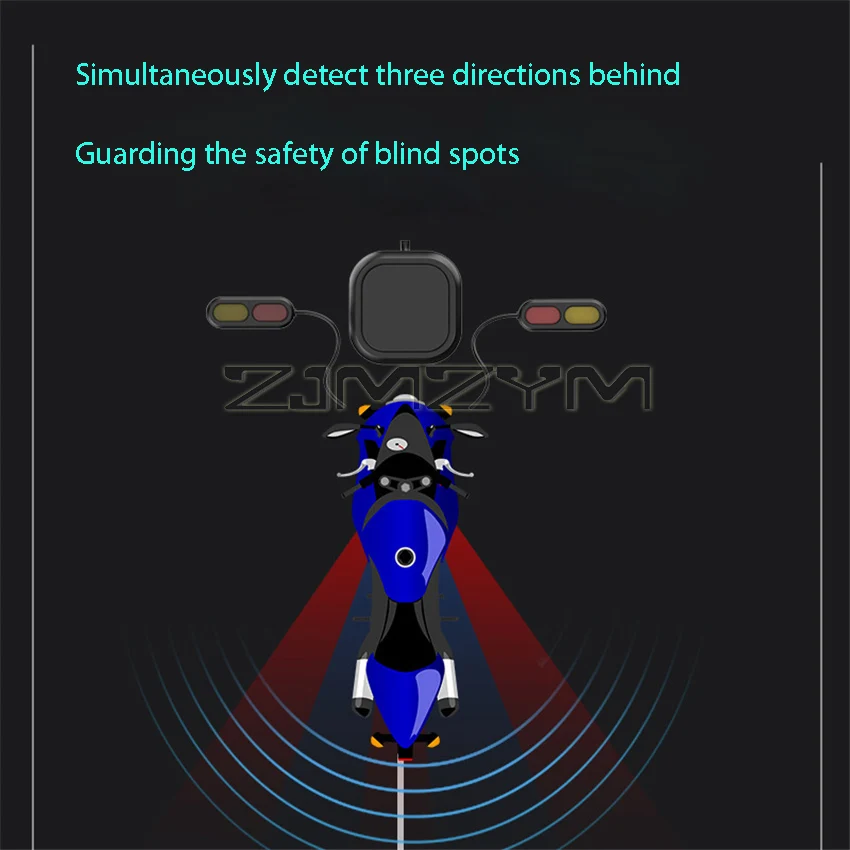 24GHZ Motorcycle Millimeter Wave Radar Warning Blind Spot Monitoring Lane Change Safety System And Lane Merging Assist Machine