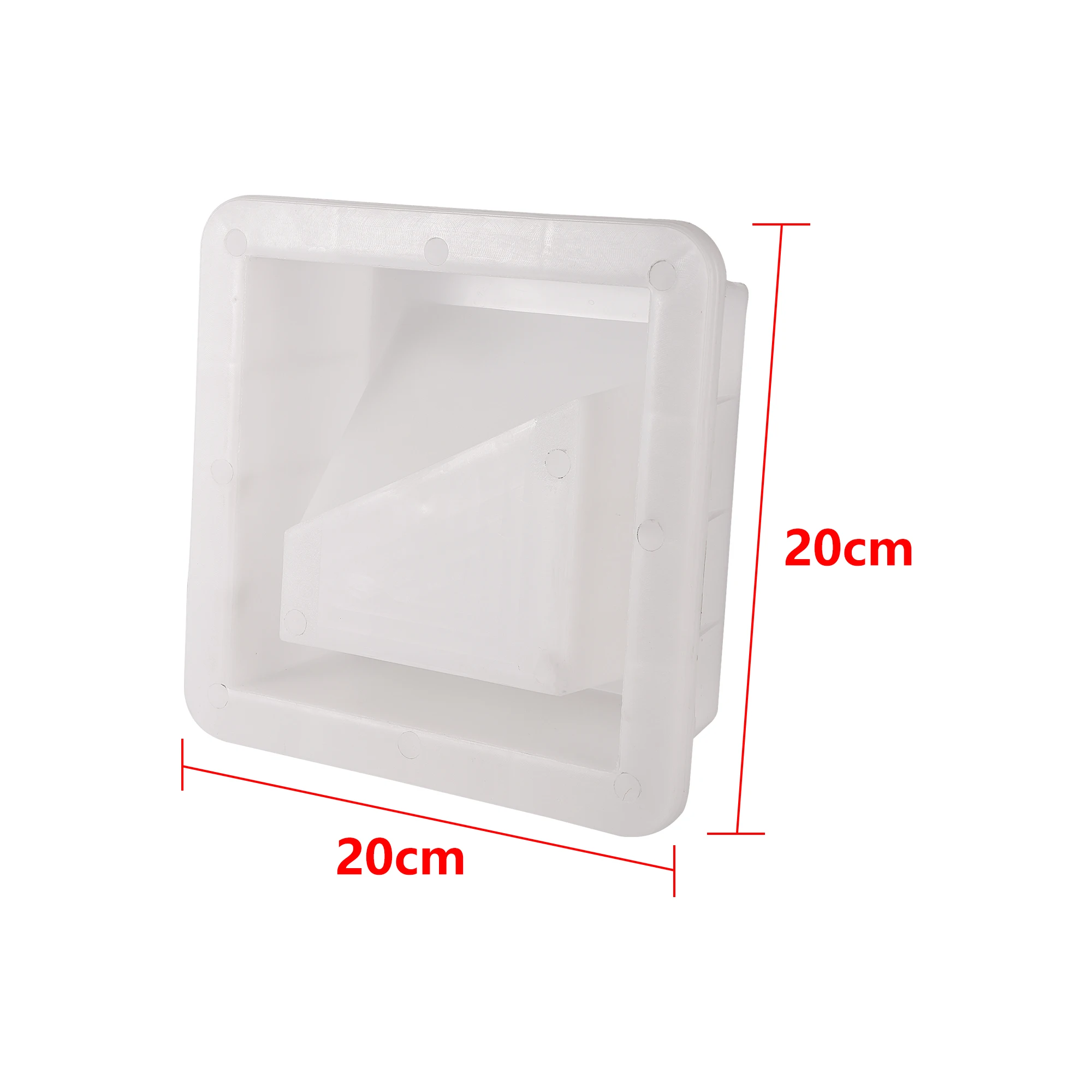 20*20*6cm Cement Mold Hollow Plastic Brick Mold Grid Background Wall Decoration