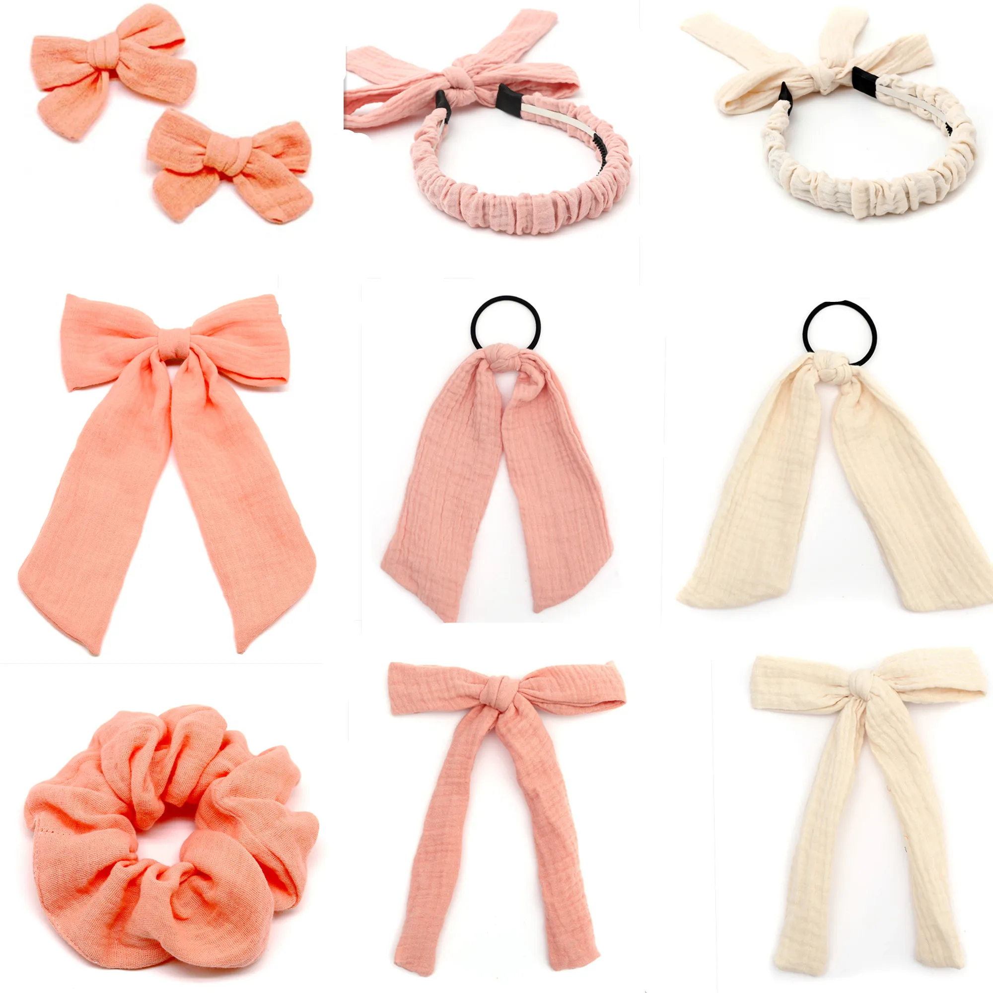 

Fashion New spring and summe MUSLIN Cotton fashion hair accessories band hairband and Broken flower headband