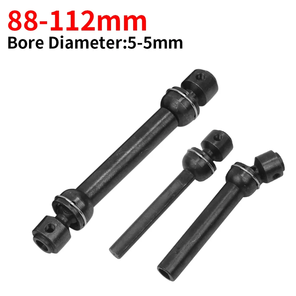Peças de carro rc centro de aço metal cardan transmissão eixo transmissão  acessório atualização 1/10 scx10 d90 rastreador carro defender - AliExpress