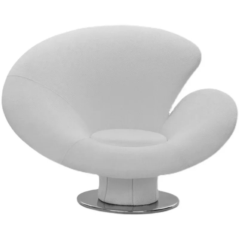 Modern designer special-shaped fiberglass calla lily chair hotel light luxury art leisure petal single recliner