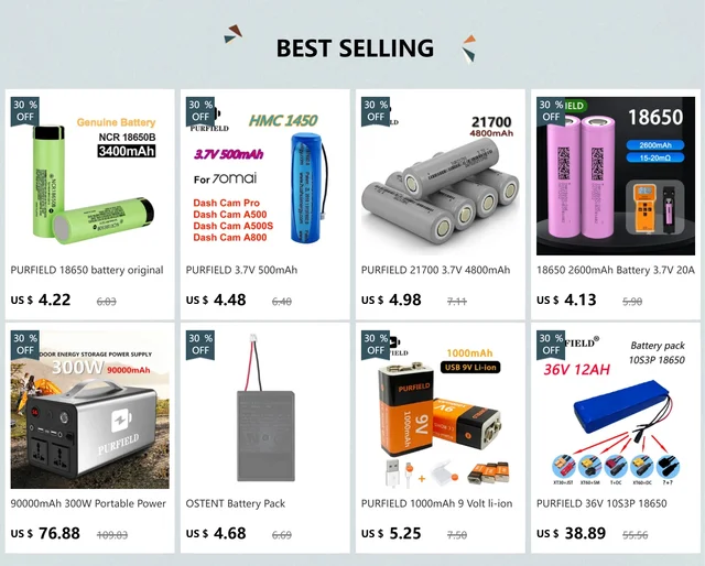 PURFIELD batería de reloj inteligente reloj inteligente duradero