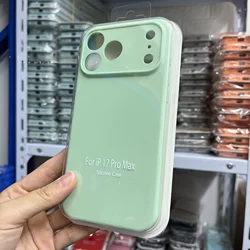 Premium Liquid Silicone Anti - Drop Phone Case with AI Camera Button Protection - iPhone 17 (Color aa)