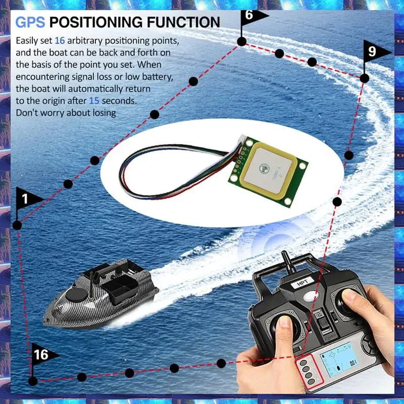 2025 Outdoor Bait Boat GPS Module For GPS Fishing Boat R18 CTV18 V18 C118 Replacement Parts For Fishing Bait Boat,Outdoor Bait B
