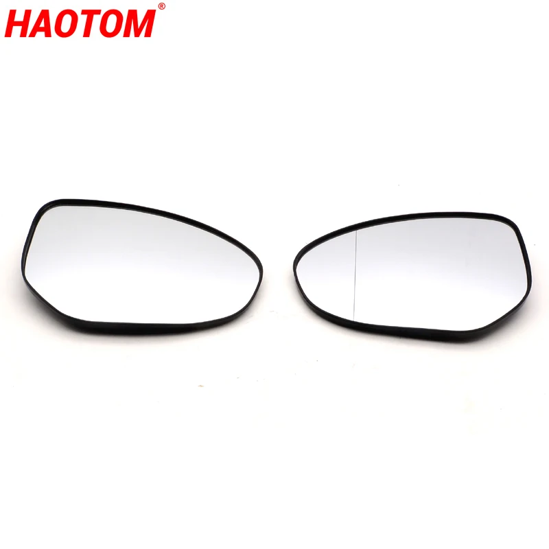 2PCS Left + Right Car Door Rearview Mirror Glass Heated Function For