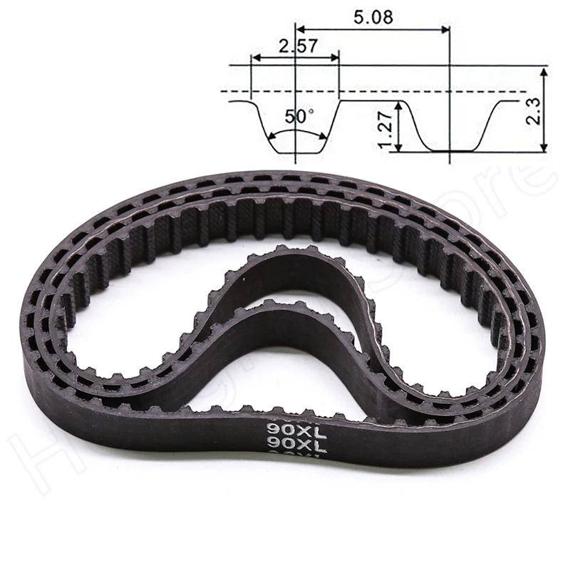 XL Closed Loop Rubber Timing Belt XL126 130 134 140 142 150 160 170 180
