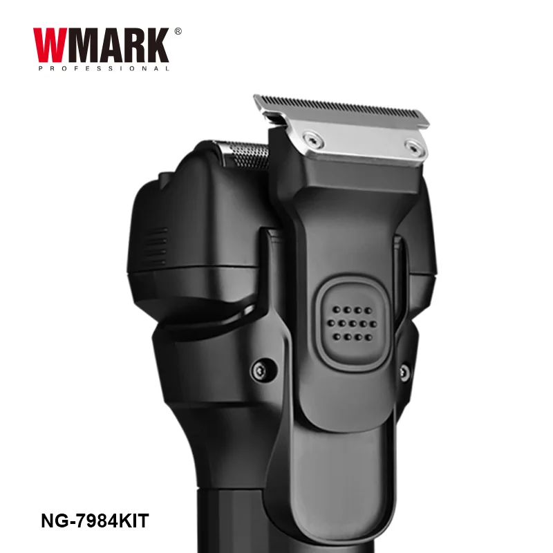 WMARK 면도기 전기면도기 면도기 남성 전동면도기 바디트리머 전기 면도기 면도기 전문가용 이중날 휴대용 수염 트리머 전기식 코털 트리머 방수 남성용 면도기 NG-7984 키트