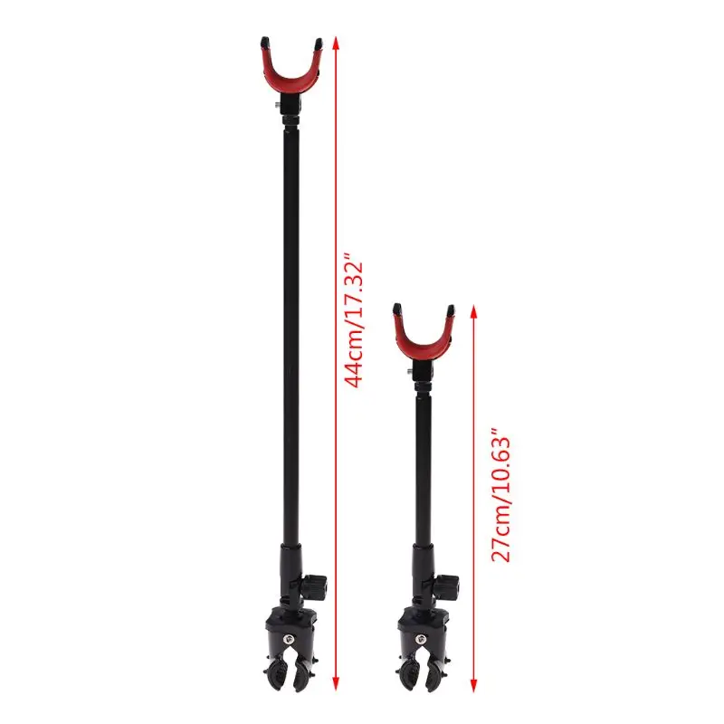 Fishing Rod Holder Extend Stretched Pole Stand Carbon Fiber Telescopic Brackets