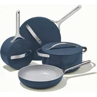 Caraway Nonstick Ceramic Cookware Set (12 Piece) Pots, Pans, Lids and Kitchen Storage - Non Toxic - Oven Safe & Compatible 1