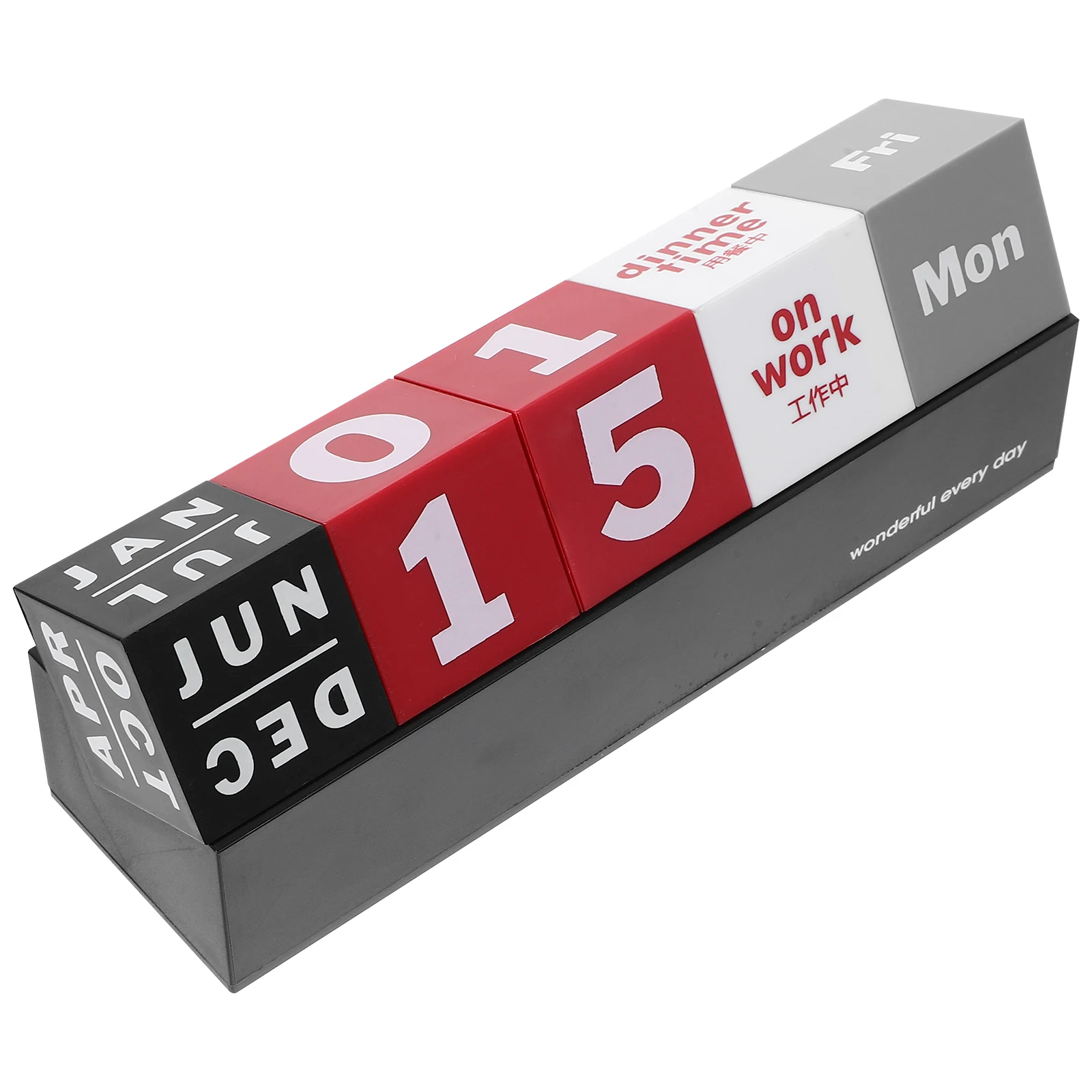 

Wooden Desk Calendar Perpetual Calendar Wooden Calendar Block Removable Calendar Block Mini Desk Calendar Office Decoration