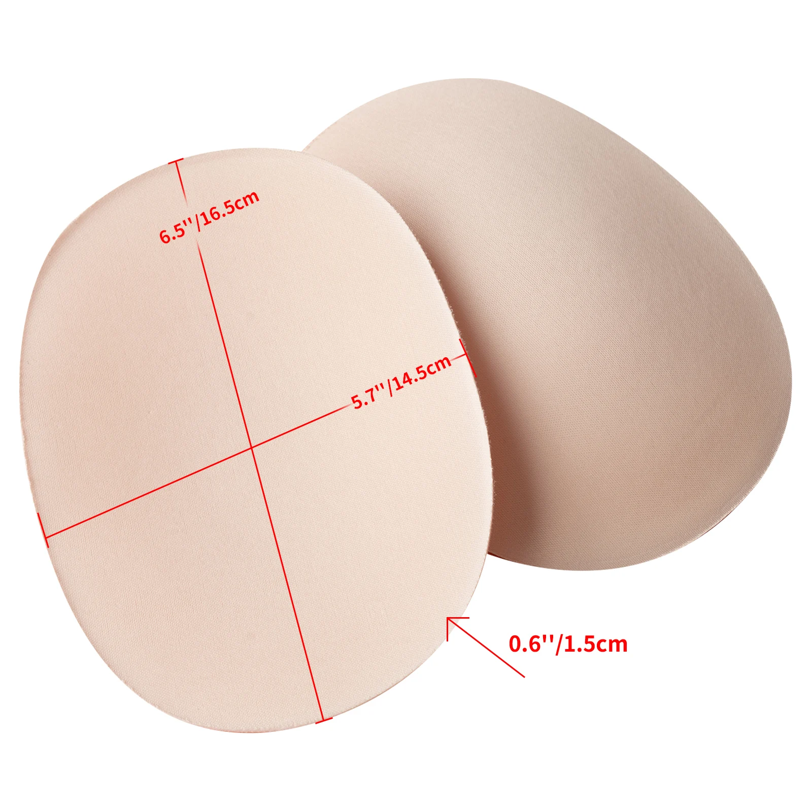 Description Picture 3 of item1 Pair Soft Sponge Enhancing Butt Pads Non-adhesive Invisible Buttocks Enhancer Shapewear Underwear Inserts Big Butt Maker