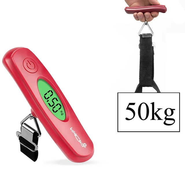 Dropship Portable Digital Luggage Scale 50kg 10g LCD Hanging