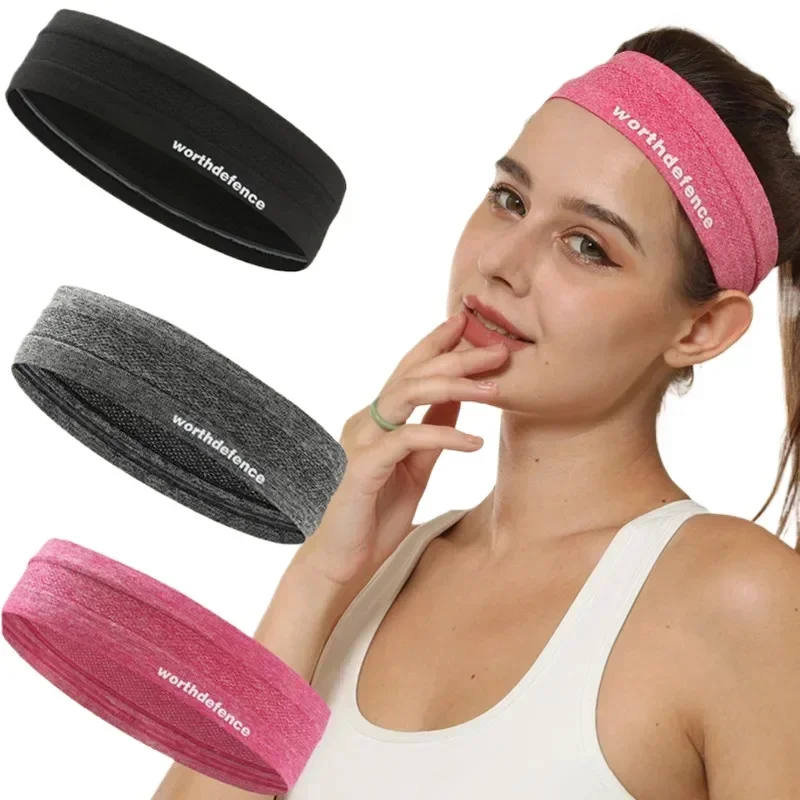 Sports Headbands Sweatband Sports Gym Athletic Anti-Slip Breathable Basketball Fitness Yoga Volleyball Hair Band