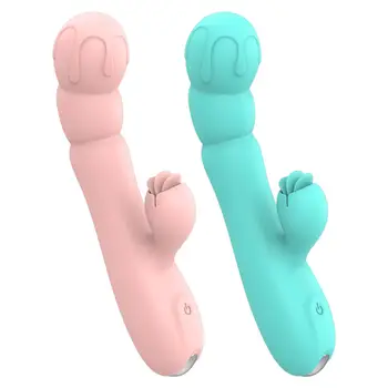 Waterproof USB Portable 9 Patterns Vibrating Adult Sex Toys Female G Spot Clitoral Rabbit Vibrator With Colorful LED Lights Waterproof USB Portable 9 Patterns Vibrating Adult Sex Toys Female G Spot Clitoral Rabbit Vibrator With