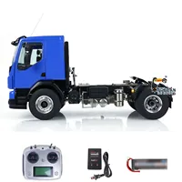 Customized LESU 1/14 RC Tractor Truck RTR Model 4x4 Metal Chassis Radio Control Car Toy Lights Sounds ESC Battery THZH1613 2