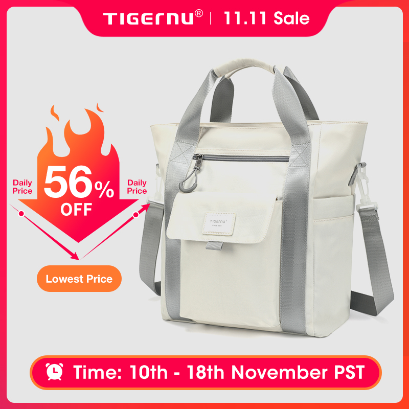 Tigernu NEW 3 In 1 Backpack Female Should bag Women Handbag Large Capacity Convertible Multipocket Crossbody For 14 inch Laptop